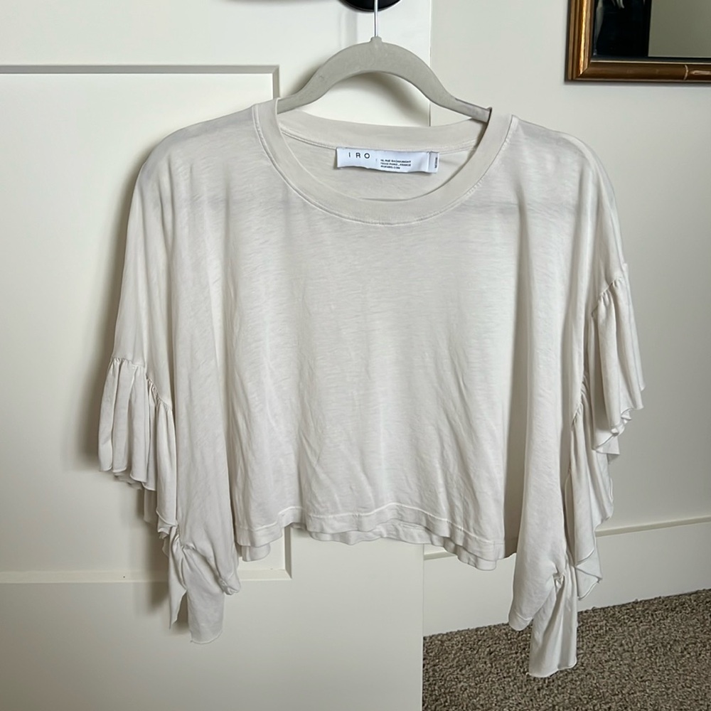 IRO Crop Tshirt Top Medium